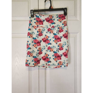 Charlotte Russe Floral Skirt